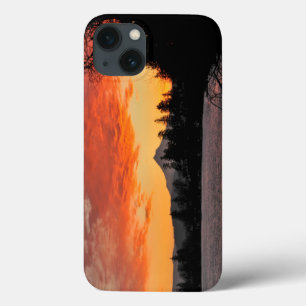 USA, Oregon. Blue Lake And Mt Hood At Sunrise iPhone 13 Case
