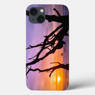 USA, Oregon, Cape Meares. Sunset iPhone 13 Case