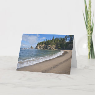 USA, Oregon, coastline Card
