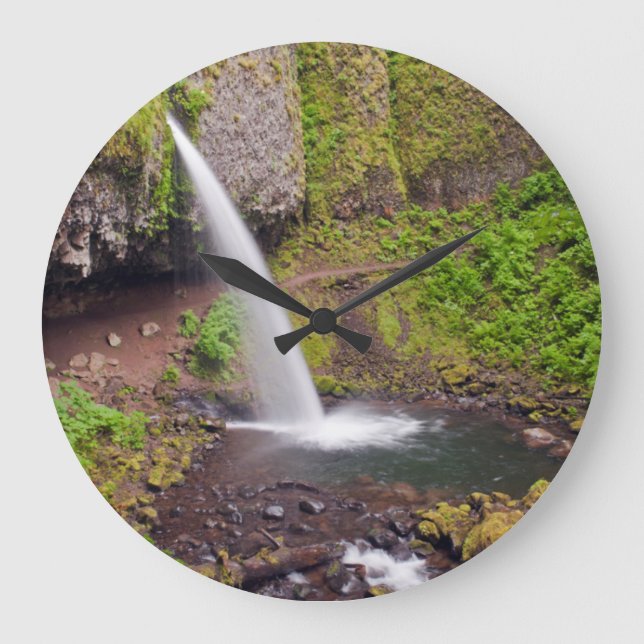 USA, Oregon, Columbia River Gorge 4 Large Clock (Front)
