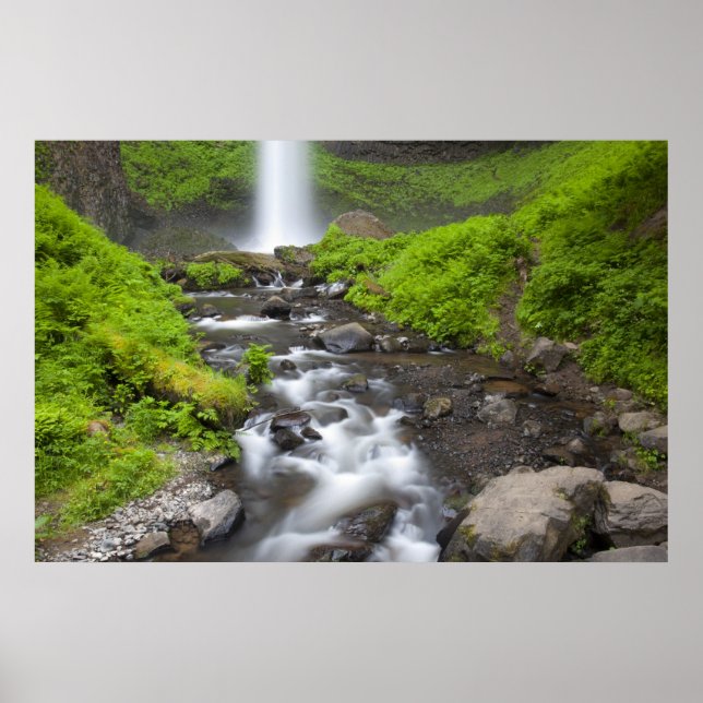 USA, Oregon, Columbia River Gorge, Latourell Poster (Front)