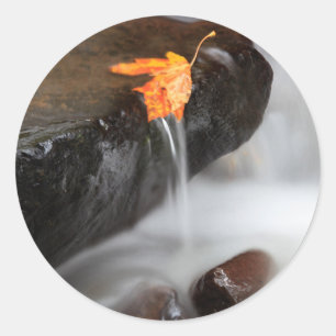 USA, Oregon, Columbia River Gorge, Tanner Creek 3 Classic Round Sticker