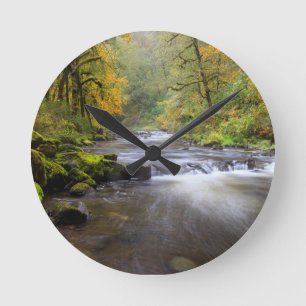 USA, Oregon, Columbia River Gorge, Tanner Creek Round Clock