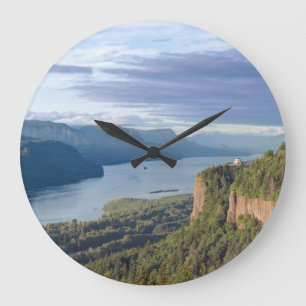 USA, Oregon, Columbia River Gorge, Vista House Large Clock