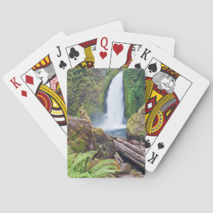 USA, Oregon, Columbia River Gorge, Wahclella Playing Cards