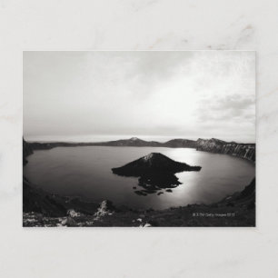 USA, Oregon, Crater Lake, Wizard Island, Postcard