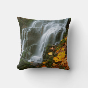 USA, Oregon, Fairy Falls, Columbia River Gorge Cushion