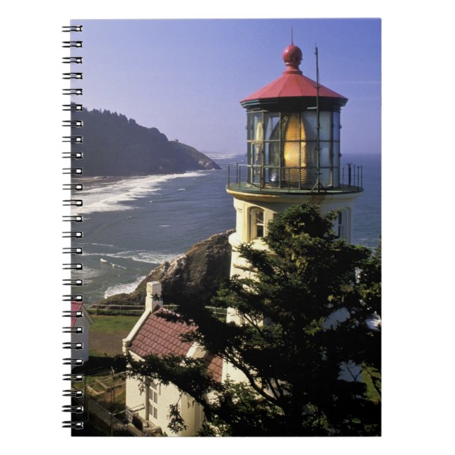 USA, Oregon, Florence. Heceta Head Lighthouse Notebook (Front)