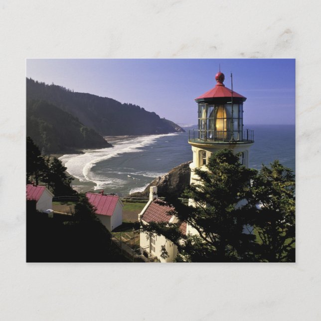 USA, Oregon, Florence. Heceta Head Lighthouse Postcard (Front)