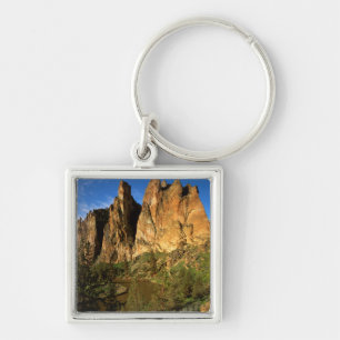USA, Oregon, Granite Cliffs At Smith Rock State Key Ring