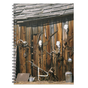 USA, Oregon, Harney County. Old livery stable Notebook