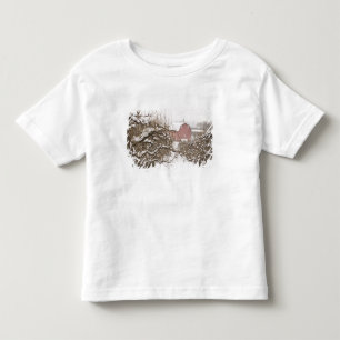 USA, Oregon, Hood River. Snow covered Apple Toddler T-Shirt