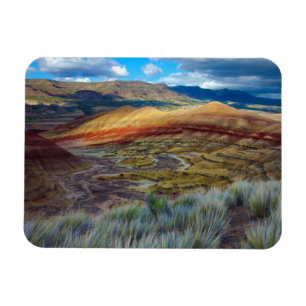 USA, Oregon. Landscape Of The Painted Hills Magnet