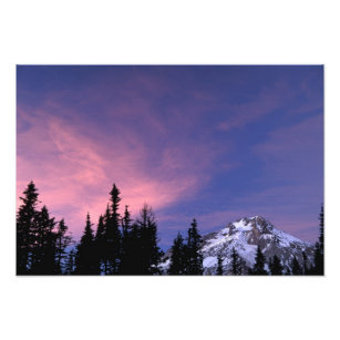 USA, Oregon, Mount Hood from Timberline Photo Print