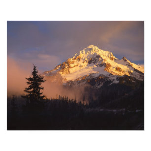 USA, Oregon, Mt. Hood National Forest. Rolling Photo Print