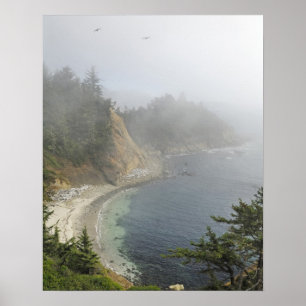USA, Oregon, Ocean View, Cape Arago, Bandon Poster