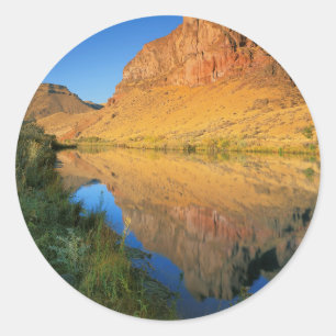 USA, Oregon, Owyhee River Canyon Classic Round Sticker