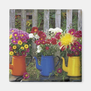 USA, Oregon, Portland. Antique enamelware Magnet