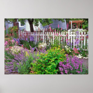 USA, Oregon, Portland. Explosion Of Springtime Poster