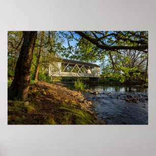 USA, Oregon, Scio, Larwood Wayside, Larwood 2 Poster