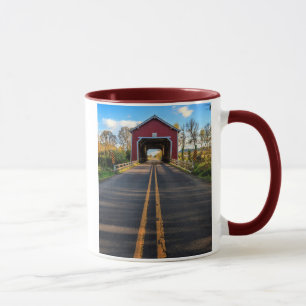 USA, Oregon, Scio, Shimanek Bridge 2 Mug