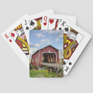 USA, Oregon, Scio, Shimanek Bridge Playing Cards