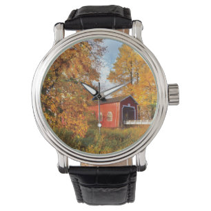 USA, Oregon. Shimanek Covered Bridge In Morning Watch