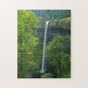 USA, Oregon, Silver Falls State Park Jigsaw Puzzle