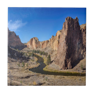 USA, Oregon, Smith Rock State Park Ceramic Tile