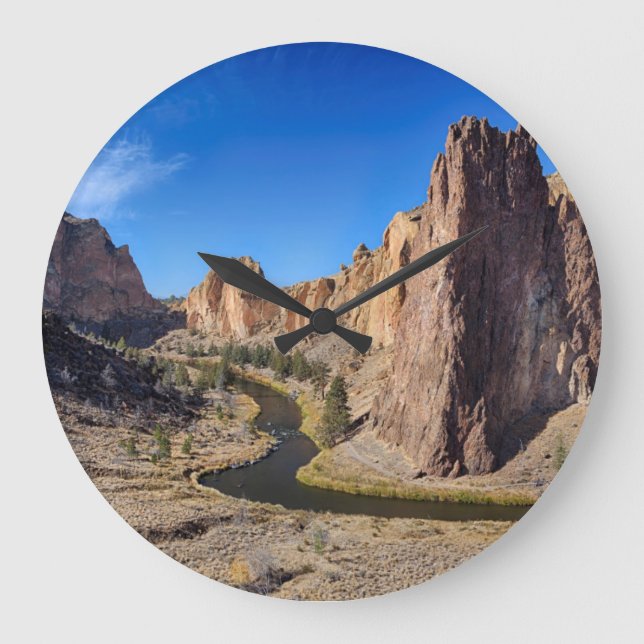 USA, Oregon, Smith Rock State Park Large Clock (Front)