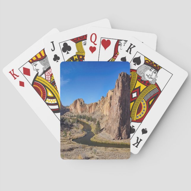 USA, Oregon, Smith Rock State Park Playing Cards (Back)