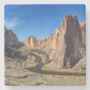 USA, Oregon, Smith Rock State Park Stone Coaster
