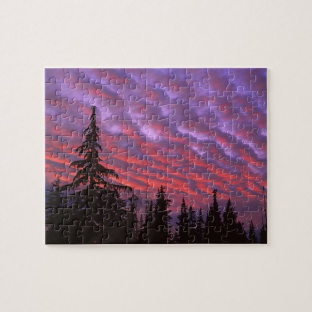 USA, Oregon, Three Sisters Wilderness, Vivid Jigsaw Puzzle (Horizontal)