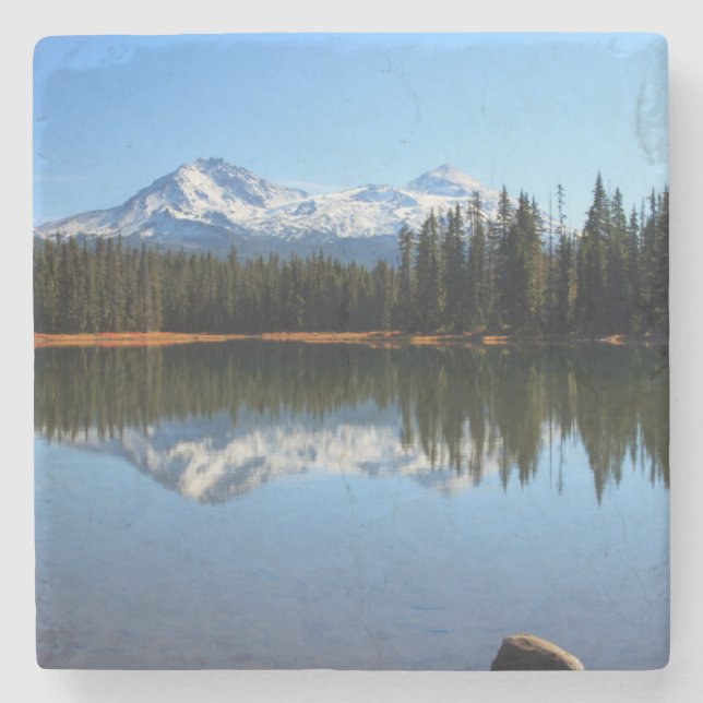 USA, Oregon, Willamette National Forest 2 Stone Coaster (Front)