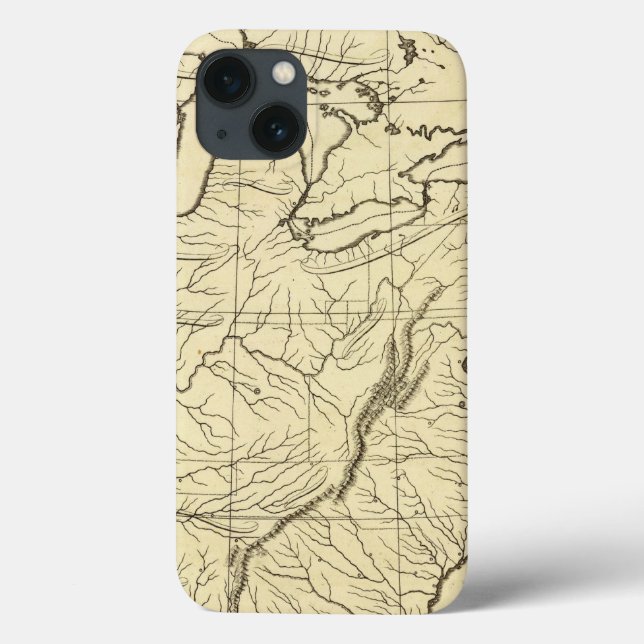 USA outline Case-Mate iPhone Case (Back)