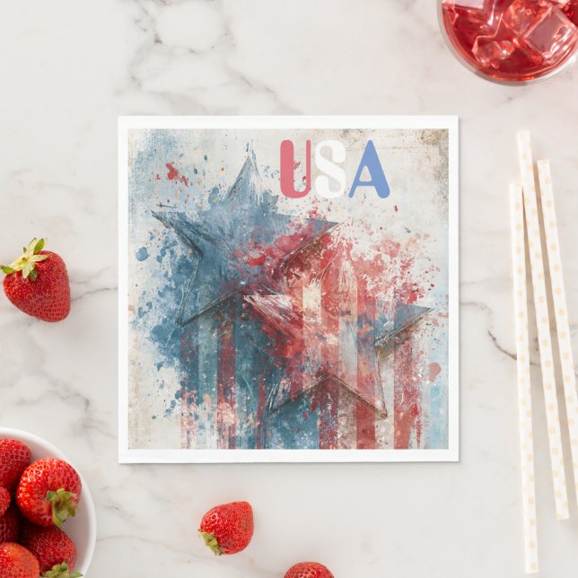 USA Paper Napkin (Insitu)