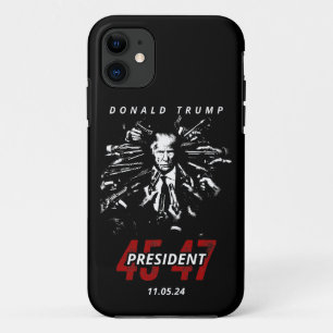 USA Patriot Donald Trump Rally 2024 Fight! iPhone 11 Case