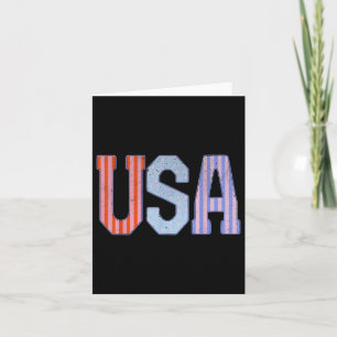 Usa Patriotic 4th Of July America Independence Day Card