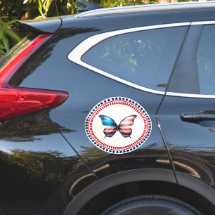 USA/patriotic 4th of July butterfly
