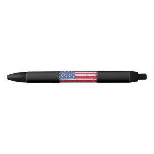 USA Patriotic American Flag For Men Women Kids Boy Black Ink Pen