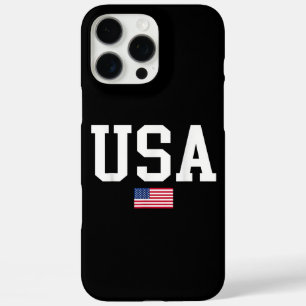USA Patriotic American Flag For Men Women Kids Boy iPhone 16 Pro Max Case