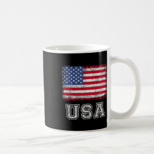 Usa Patriotic American Flag For Men Women Kids Boy Coffee Mug