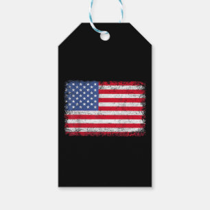 USA Patriotic American Flag For Men Women Kids Boy Gift Tags