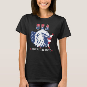 USA Patriotic American Flag For Men Women Kids Boy T-Shirt