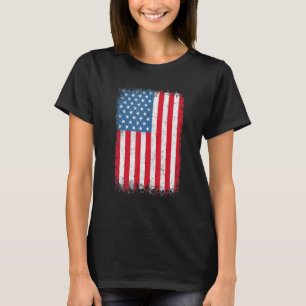 Usa Patriotic American Flag For Men Women Kids Boy T-Shirt