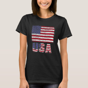 USA Patriotic American Flag For Men Women Kids Boy T-Shirt