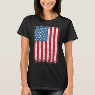 Usa Patriotic American Flag For Men Women Kids Boy T-Shirt