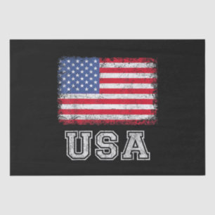 USA Patriotic American Flag For Men Women Kids Boy Tissue Paper