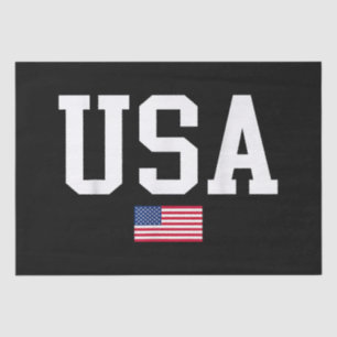 USA Patriotic American Flag For Men Women Kids Boy Tissue Paper