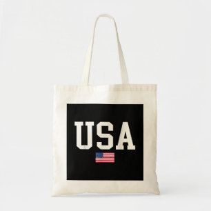 USA Patriotic American Flag For Men Women Kids Boy Tote Bag